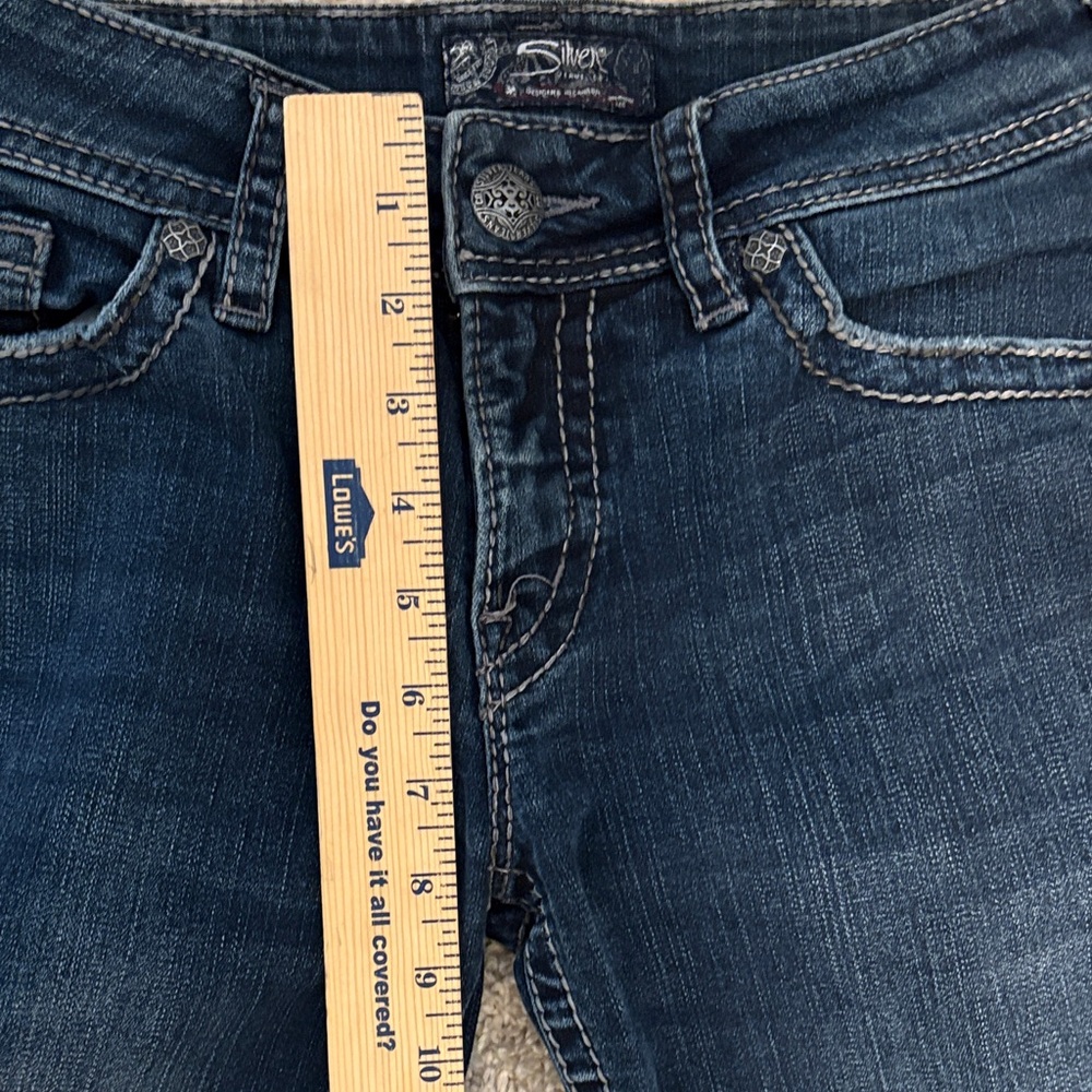 Silver Jeans Suki Surplus Cargo Denim Jeans Women’s W29 L34 - Picture 15 of 16